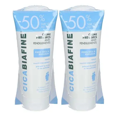 CicaBiafine Anti-Kloven Droge Voet Crème 2x2x100 Voetcrème