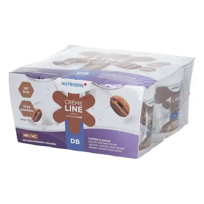 Nutrisens Cremeline HP/HC Lactosevrij Koffie 4x125