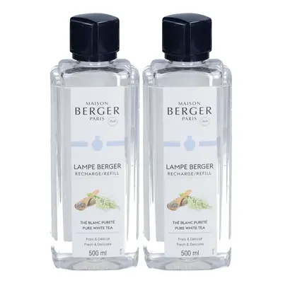 Maison Berger navulflacon kamergeur Thé Blanc Pureté 2x500 Vloeistof