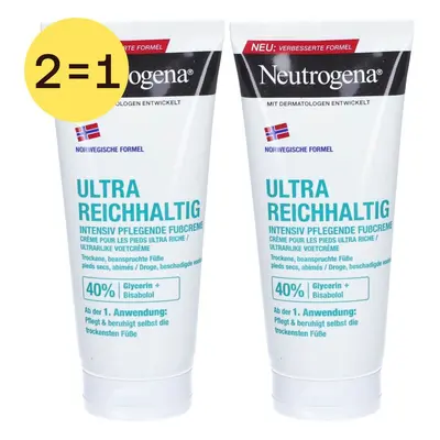 Neutrogena® Noorse Formule Voetcrème 2x100