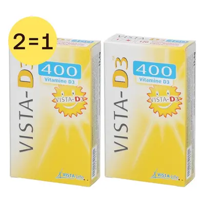Vista-D3 400 Junior | 1+1 GRATIS 2x120 Smelttabletten
