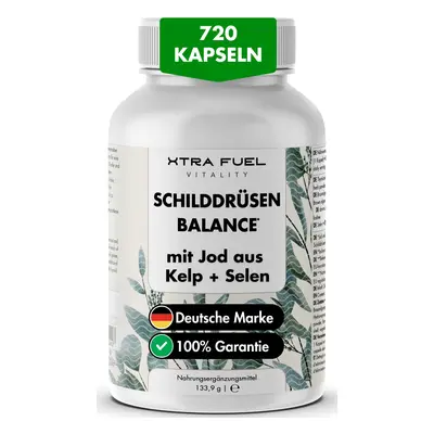 XTRA FUEL Thyroid Balance - Jodium (Kelp) Seleniumcomplex Schildkliercapsules 402 Capsules