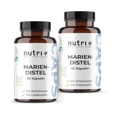Nutri+ Mariadistel capsules met artisjok + paardenbloem 120 Capsules