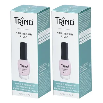 TRIND® Verstevigende nagellak voor broze en zachte nagels - Lila 2x9 Nagellak