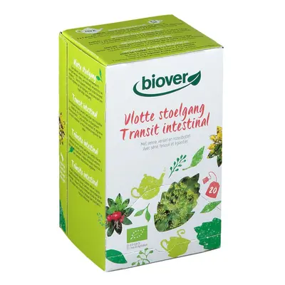 Biover Biokruideninfusie Vlotte Stoelgang 20 Filterzakje