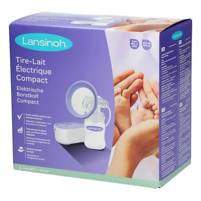 Lansinoh Compact Elektrische Borstkolf 1 Apparaat