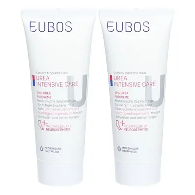 EUBOS Urea 10% Voetcrème 2x100