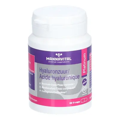 Mannavital Hyaluronzuur Platinum 60 Capsules