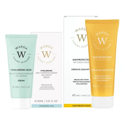 Warda Luxury Skincare Hyaluronzuur serum + SPF 30 dagcrème 80