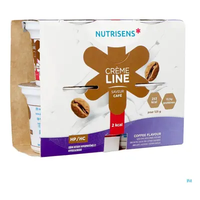 NUTRISENS CRÈMELINE HP/HC 2 KCAL Koffie 4x125 Crème
