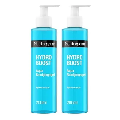 Neutrogena® Hydro Boost Hydraterende Aqua Reinigingsgel | Met Hyaluronzuur 2x200 Gel