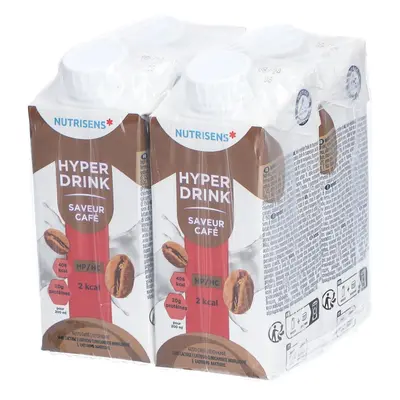 Nutrisens Hyperdrink HP/HC 2kcal Koffie 4x200 Vloeistof