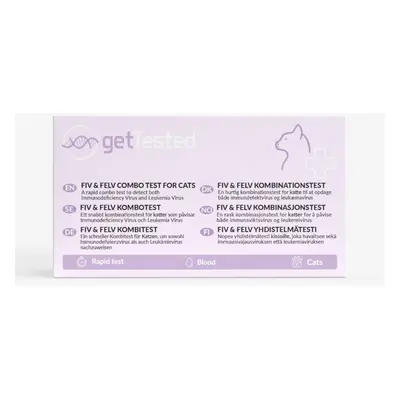 GetTested FIV & FeLV combinatietest voor katten 1 Test