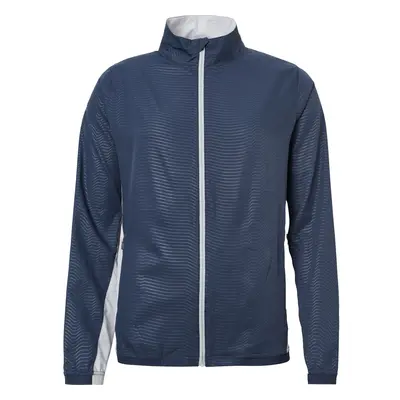 Abacus Lanark klassiek windjack, marine/lichtgrijs