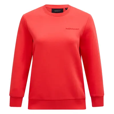 Peak Performance Trui Original Klein Logo Crew, rood