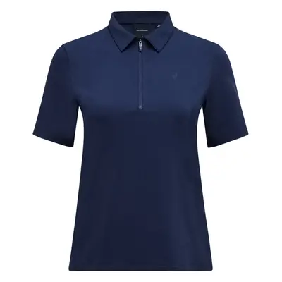 Peak Performance Polo Comfort Ritssluiting, marine