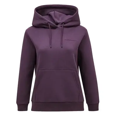 Peak Performance Hoodie Origineel Klein Logo, wijnrood