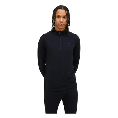 Peak Performance Layer magie halve rits, zwart