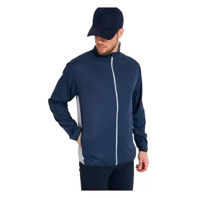 Abacus Lanark klassiek windjack, marine/lichtgrijs