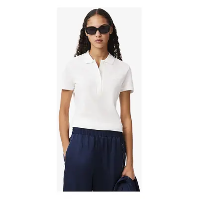 LACOSTE Polo Klassiek Katoen Piqué, wit