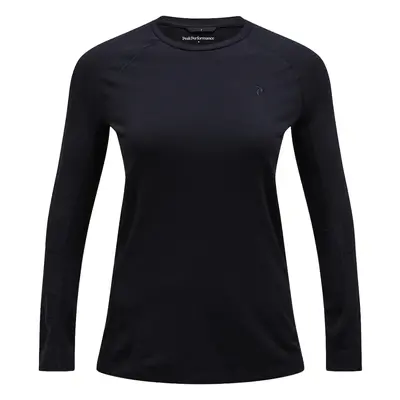 Peak Performance Layer Magie Crew, zwart