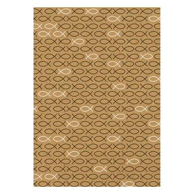 Vintage fotokarton "Vissen" "