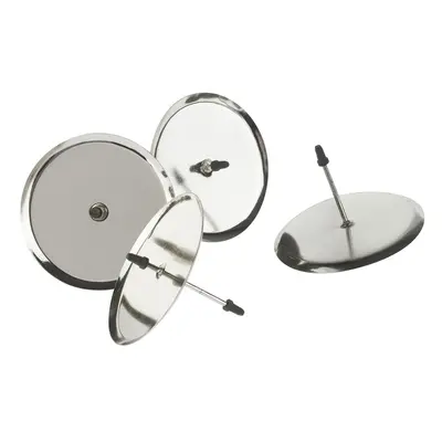 Candle holder "Klassieker" met Stekers - Zilverkleurig