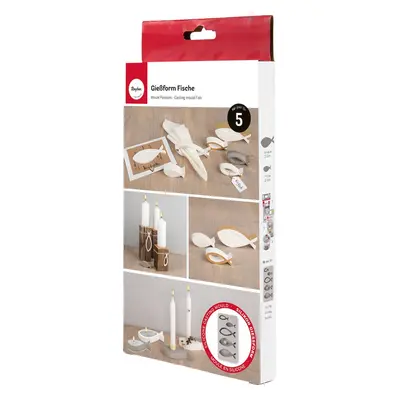 Siliconen gietvorm "Feestelijke vissen"
