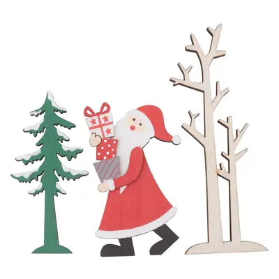 VBS bomen en kerstman "Snuggles"