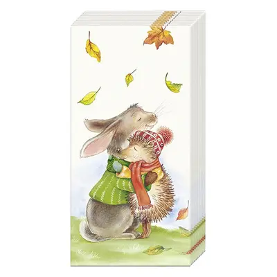 Papieren zakdoeken "Best Friends Forever"