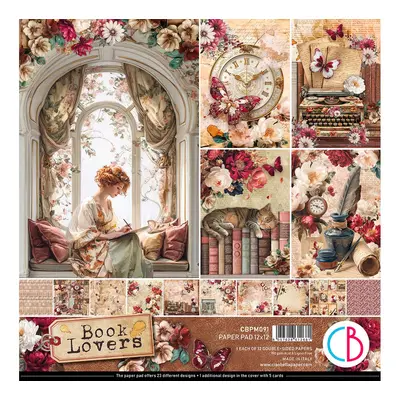 Scrapbookpapier "Book Lovers"