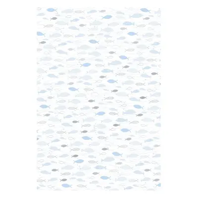 Ontwerp karton "Hotfoil", Vissen, Wit