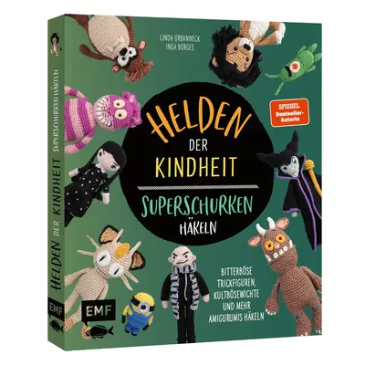 Boek "Helden der Kindheit - Das Häkelbuch der Superschurken"