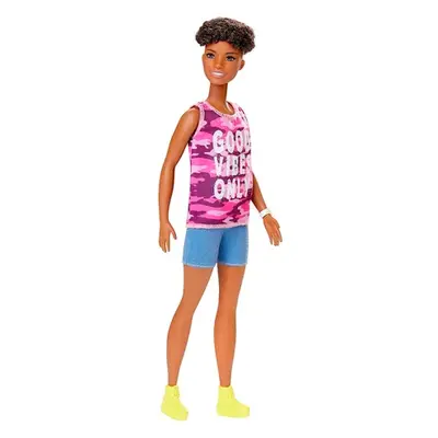 Barbie Fashionistas Originele Pop met Krullen