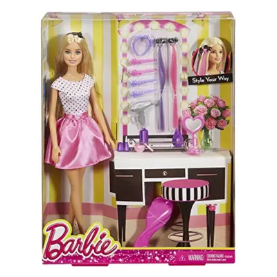 Barbie Barbie pop met haaraccessoires