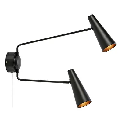 Markslöjd - Peak 2 Applique Murale Black