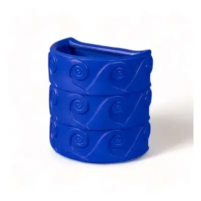 SELETTI - Magna Graecia Onde Wall Vase Bleu