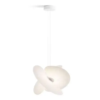 Luceplan - Levante Suspension Small Matt White/White