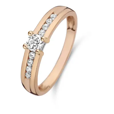 Isabel Bernard La Concorde Estee 14 Karaat Rosé Gouden Ring IB330075