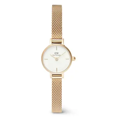 Daniel Wellington Petite - dames horloge - goudkleurig met  band