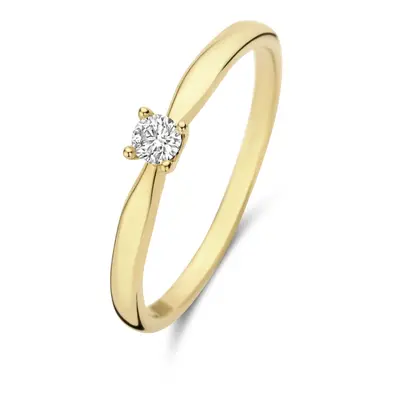 Isabel Bernard De la Paix Christine 14 karaat gouden ring | diamant 0.10 ct | IBD330003