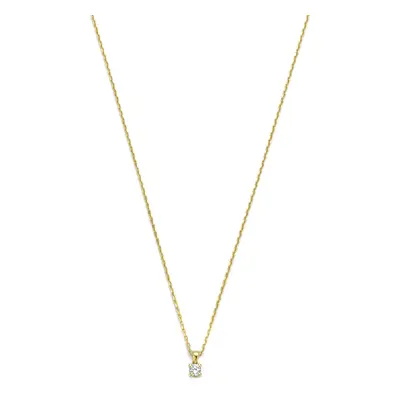 Isabel Bernard De la Paix Celesse 14 karaat gouden collier | diamant 0.07 ct | IBD350002