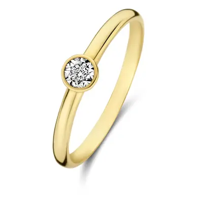 Isabel Bernard De La Paix Inaya 14 Karaat Gouden Ring | Diamant 0.02 ct | IBD330025