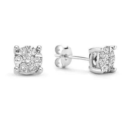 Isabel Bernard De La Paix - Dames Oorknoppen - Witgoud