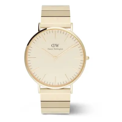 Daniel Wellington Piano Link - Unisex horloge - goudkleurig met  band
