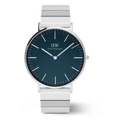 Daniel Wellington Piano Link - Unisex horloge - zilverkleurig met  band