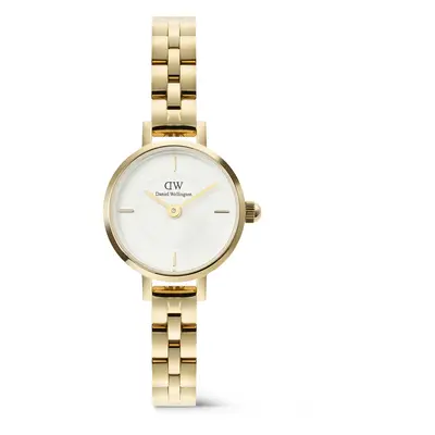 Daniel Wellington Petite & Quadro Mini Arch - dames horloge - goudkleurig met  band